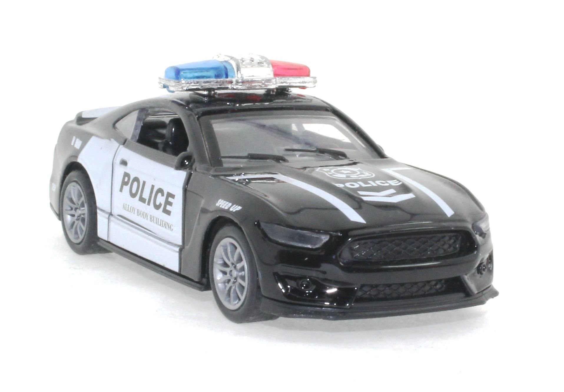 Die Cast Çek Bırak Metal Siyah Polis Arabası