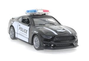 Die Cast Çek Bırak Metal Siyah Polis Arabası