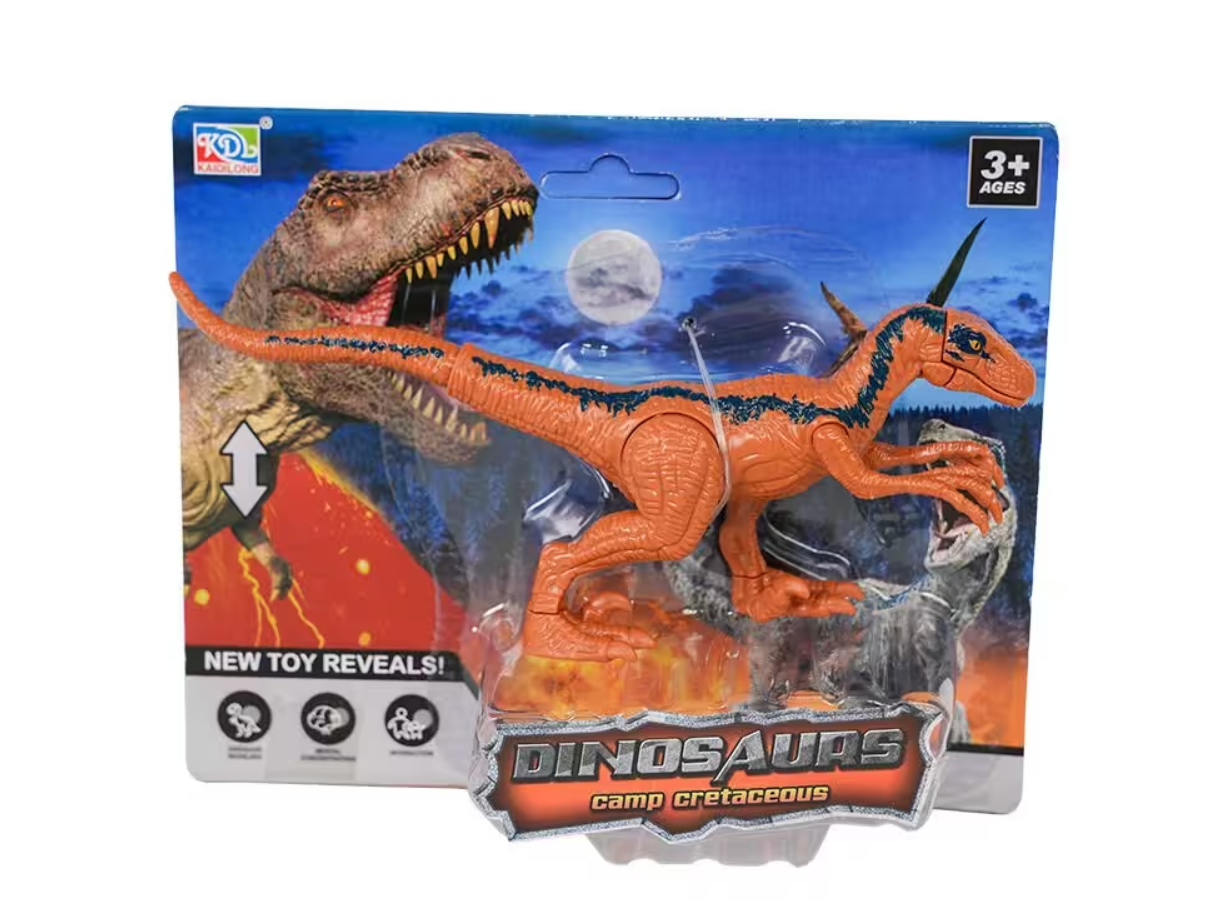 Hareketli Dinozor Figür Kahverengi Raptor