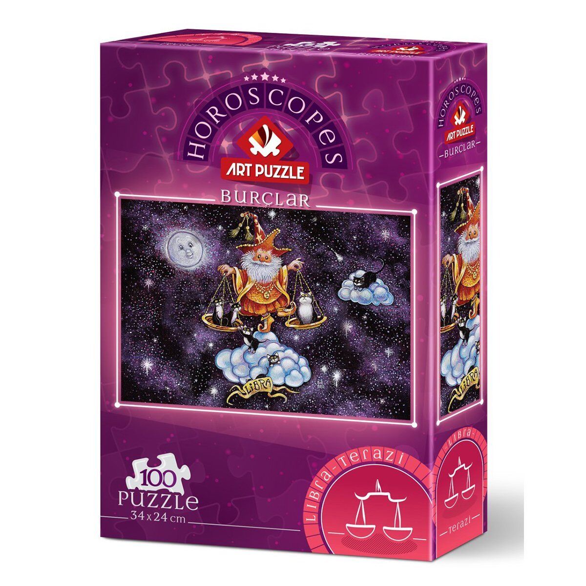 5807 TERAZİ BURCU/ ART puzzle 100 parça