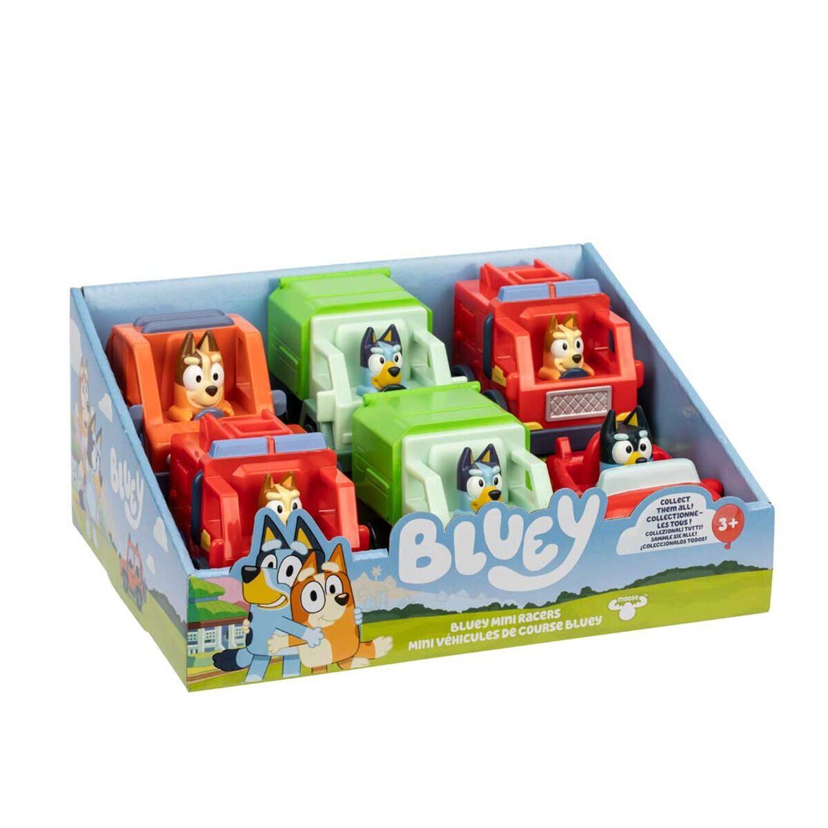 BLUEY 18066 Bluey Figürlü Mini Araçlar - 1 Adet Stokta Olan Gönderilir