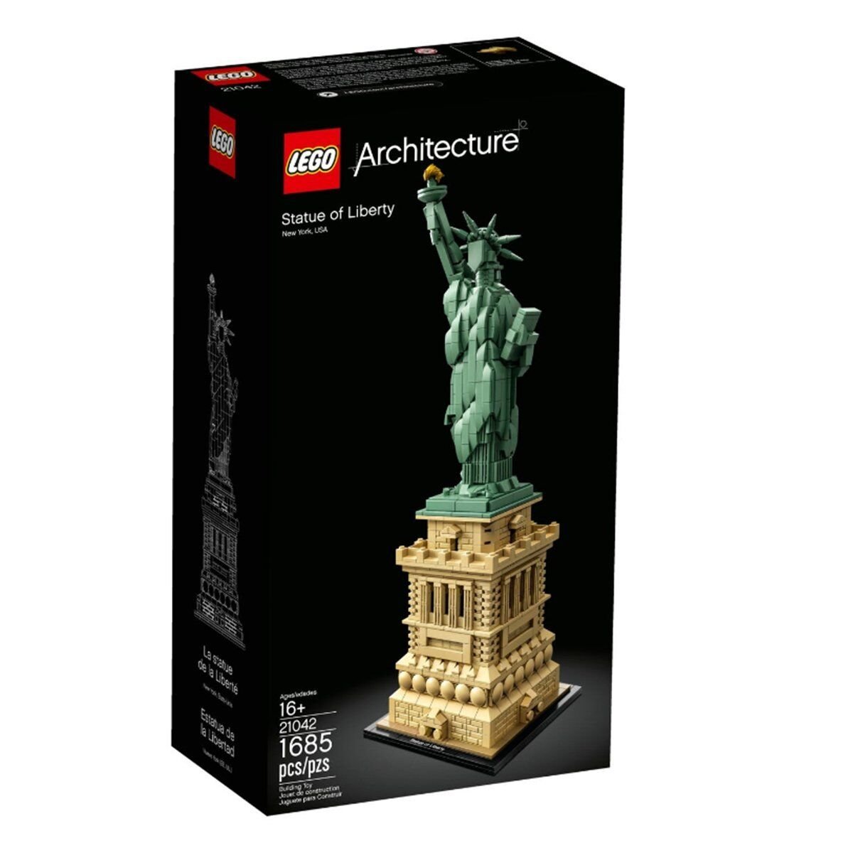 21042 LEGO® Architecture, Statue of Liberty - Özgürlük Anıtı  1685 parça +16 yaş