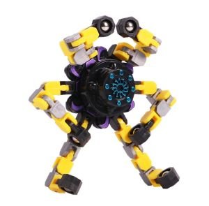 Robota Dönüşen Sarı Stres Çarkı