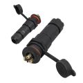 IC-266M 16Mm Su Geçirmez Konnektor Şase Seyyar Takım 3P