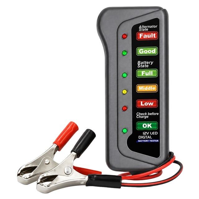 Powermaster PM-25471 12V LED Araç Akü ve Alternatör Test Cihazı