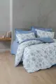 Cotton Box Dual Çift Kişilik Nevresim Takımı Celeste İndigo