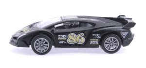 Die Cast Çek Bırak Metal Siyah Yarış Arabası 86