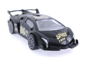 Die Cast Çek Bırak Metal Siyah Yarış Arabası 86