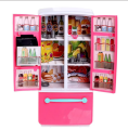 Pembe Kapaklı Buzdolabı