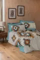 Cotton Box Ethnic  Çift Kişilik Nevresim Takımı Nomad Mint