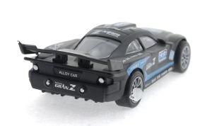 Die Cast Çek Bırak Metal Siyah Yarış Arabası DS