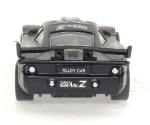 Die Cast Çek Bırak Metal Siyah Yarış Arabası DS