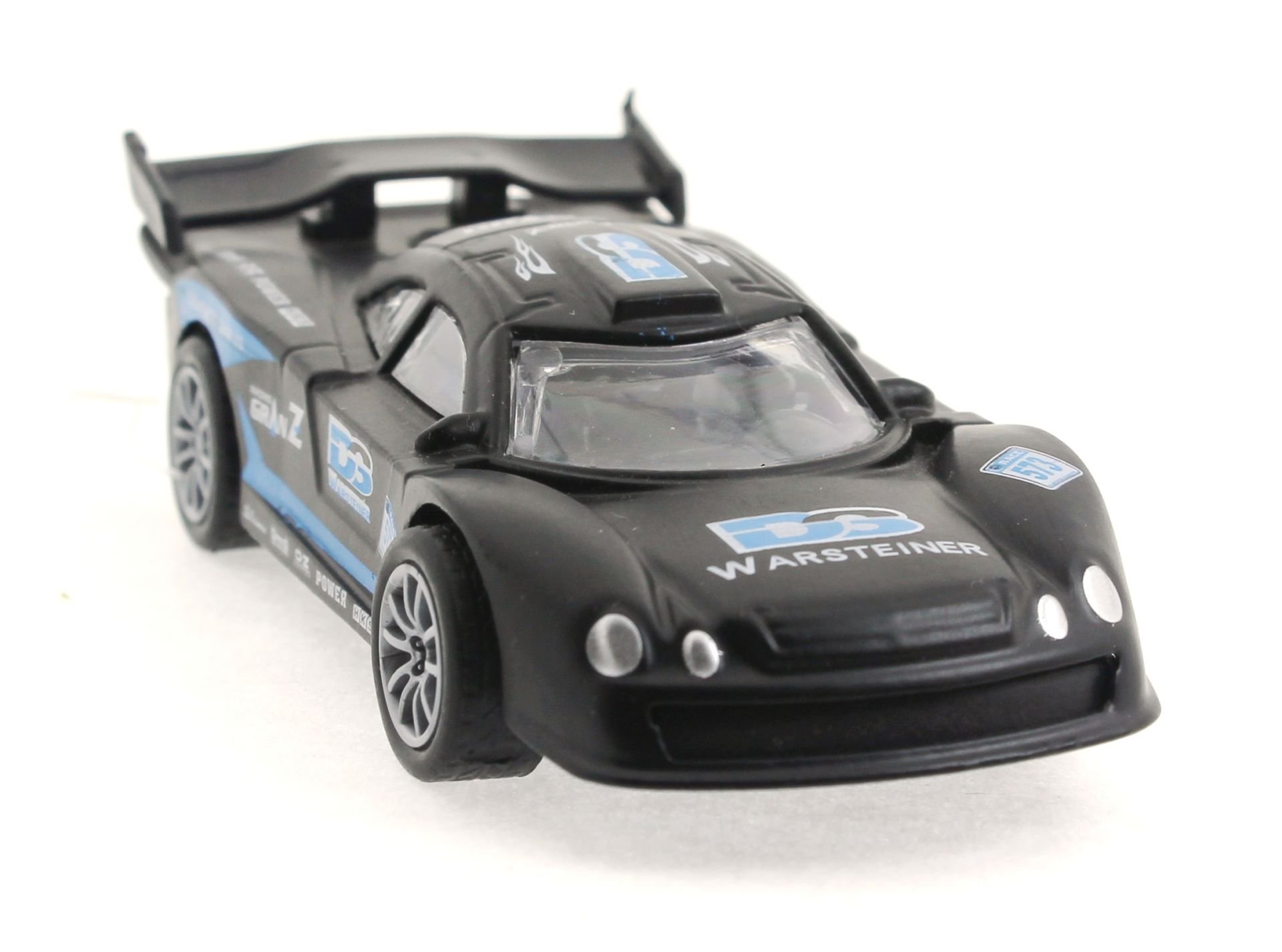 Die Cast Çek Bırak Metal Siyah Yarış Arabası DS