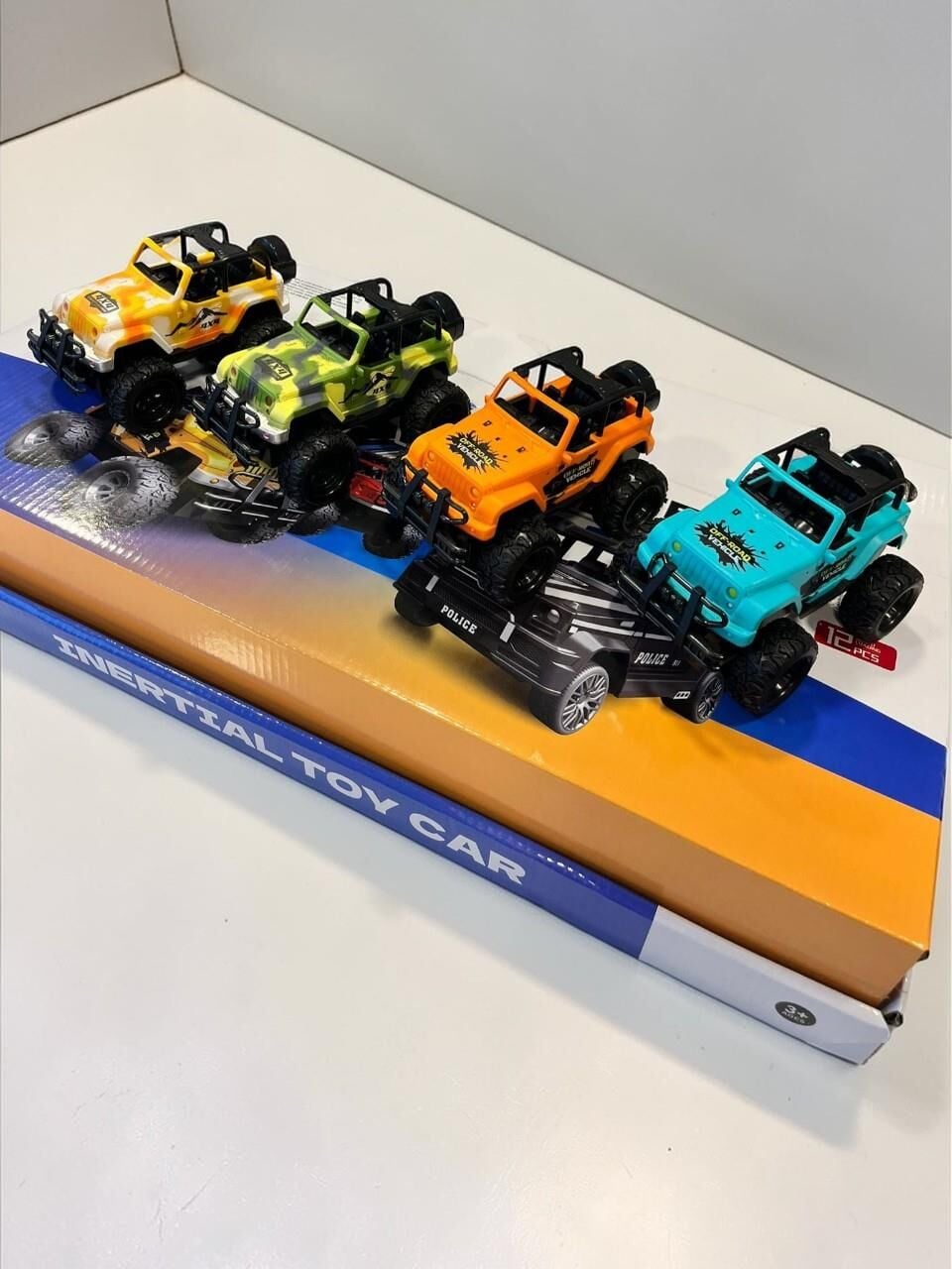 SH40934 SÜRTMELİ ARABA OFF ROAD JİP PLASTİK- 1 Adet Stokta Olan Renk Gönderilir