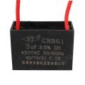 3 UF 450 V Kablolu Kare Tip Kutupsuz Kondansatör