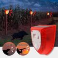 PowerMaster PM-26953 Köpek Silah Sesli Hayvan Kovucu Alarm Cihazı Hareket Sensörlü Solar Panelli