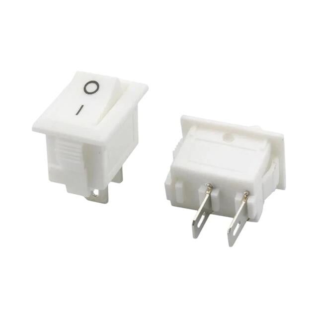 IC-120B Mini Işıksız On-Off 2P Anahtar Beyaz