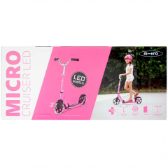 Micro Cruiser LED Pink 2 Tekerlekli Scooter