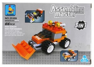 Ausini Assembling Master 3 in 1 66 Parça Traktörler