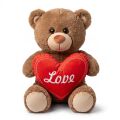 04031 45 CM LOVE KALPLİ AYICIK PELUŞ OYUNCAK