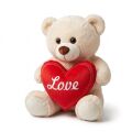 04031 45 CM LOVE KALPLİ AYICIK PELUŞ OYUNCAK