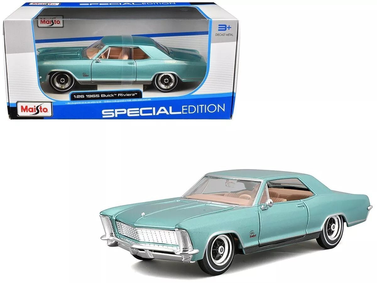 MAY 31214 1965 Buick Riviera 1:26 Model Araba 