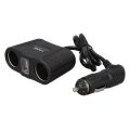 Olesson 1645 12-24V Tek USB Girişli 100W 70cm Kablolu 2'li Araç Çakmak Çoklayıcı