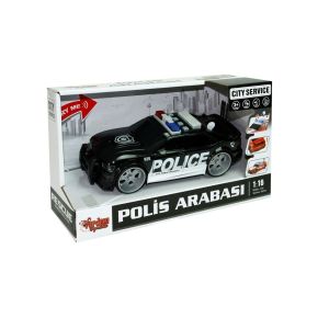 WY620A-B 1:16 Sürtmeli Sesli Işıklı Polis Arabası