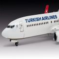 63772 Revell - Turkish Airlines Boeing 737-800 1:144 Maket Kiti