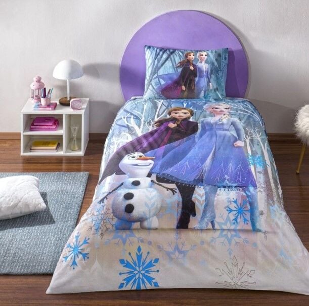 Taç Frozen Winter Tek Kişilik Lisanslı Nevresim Takımı
