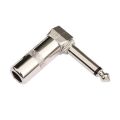 Powermaster PM-10852 Metal 6.3 Mm Mono L Tip Gitar Jack