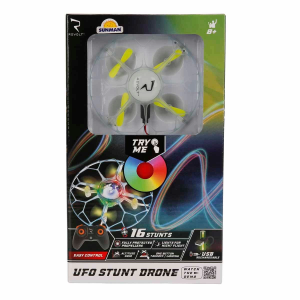 UFO Stunt Işıklı USB Şarjlı Uzaktan Kumandalı Mini Drone - S00090756