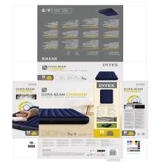 IK64755 Intex King Dura Beam Yatak 183X203X25