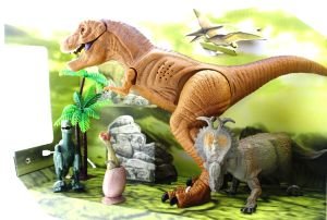 4lü sesli dinozor  oyun seti