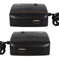 Olesson 1635 12-24V Çift USB Girişli 100W 70 CM Kablolu 3'LÜ Araç Çakmak Çoklayıcı 100x66x40mm