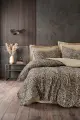 Cotton Box  Saten Nevresim Takımı Çift Kişilik Kalahari Bej