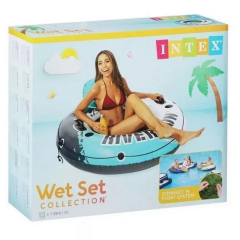 Intex River Run Fileli Koltuk Simit Turkuaz 135 cm - IX-56825