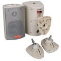MagicVoice MV-16 7.5 CM 30 Watt Komütatörlü Hat Trafolu Beyaz Sütun Hoparlör (2'li Takım)