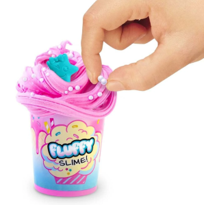 Fluffy Slime Marshmallow Dokulu Pembe