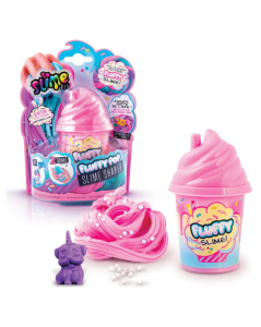Fluffy Slime Marshmallow Dokulu Pembe