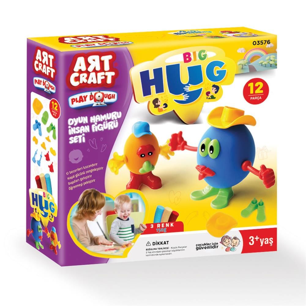 03576 İNSAN FİGÜRÜ SETİ OYUN HAMURU 150 GR -FEN