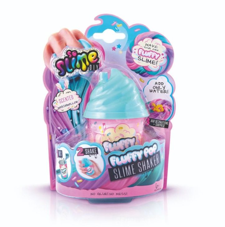 Fluffy Slime Marshmallow Dokulu Mavi