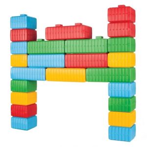 Tuğla Blok ve Araba Seti - 03251-G1137