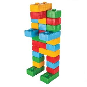 Tuğla Blok ve Araba Seti - 03251-G1137