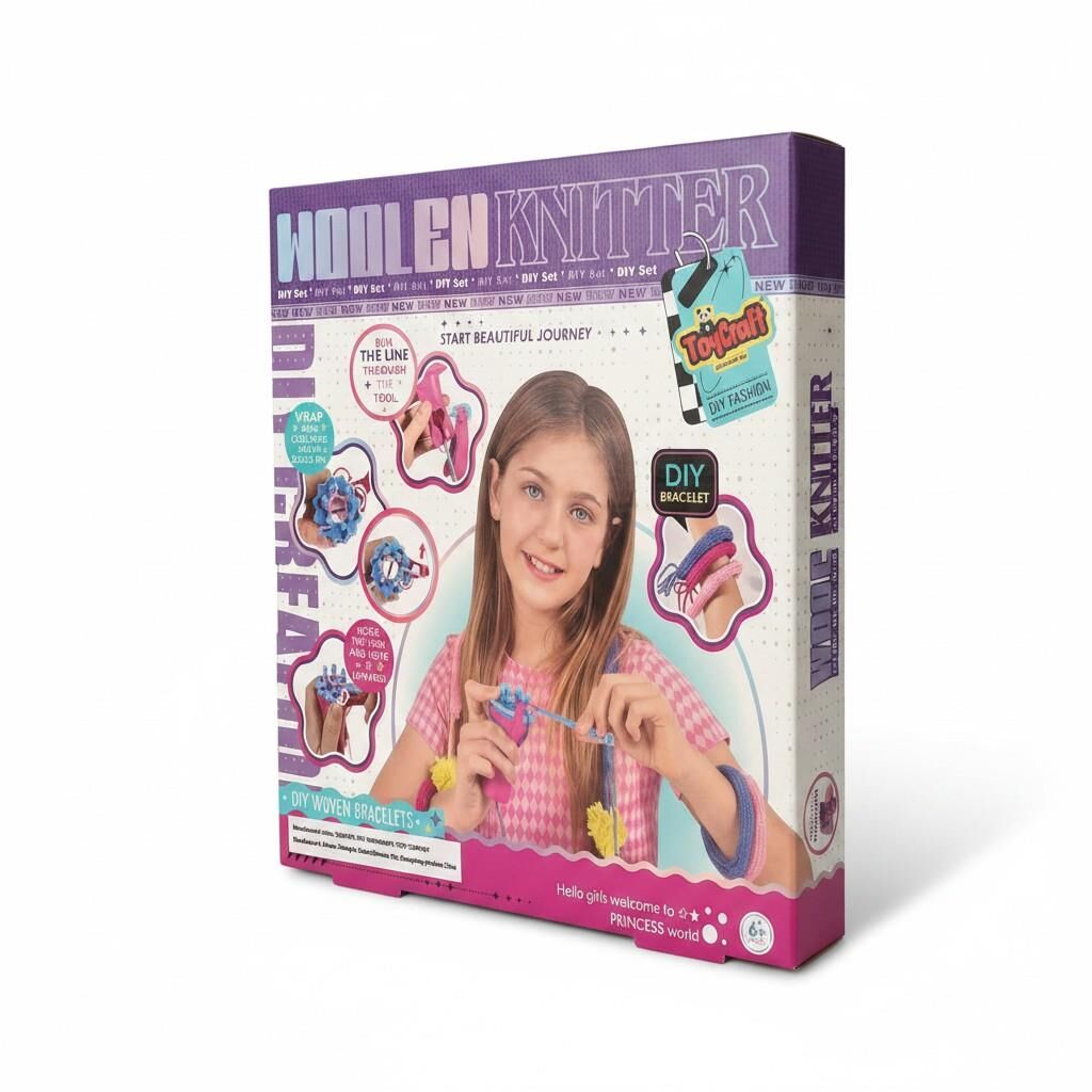 KSY843-1 TOYCRAFT TEKLİ ÖRGÜ SETİ VE İPLERİ-TYC