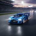 C51073W CADA BLUE RACE CAR 325 PARÇA BLOCK OYUNCAK