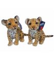 PL50134 25 CM OTURAN KÜÇÜK KAHVERENGİ LEOPAR - 1 Adet Fiyatıdır