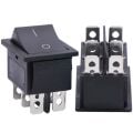 Geniş Işıksız 6P (On/Off) Açma Kapama Anahtarı IC-109A