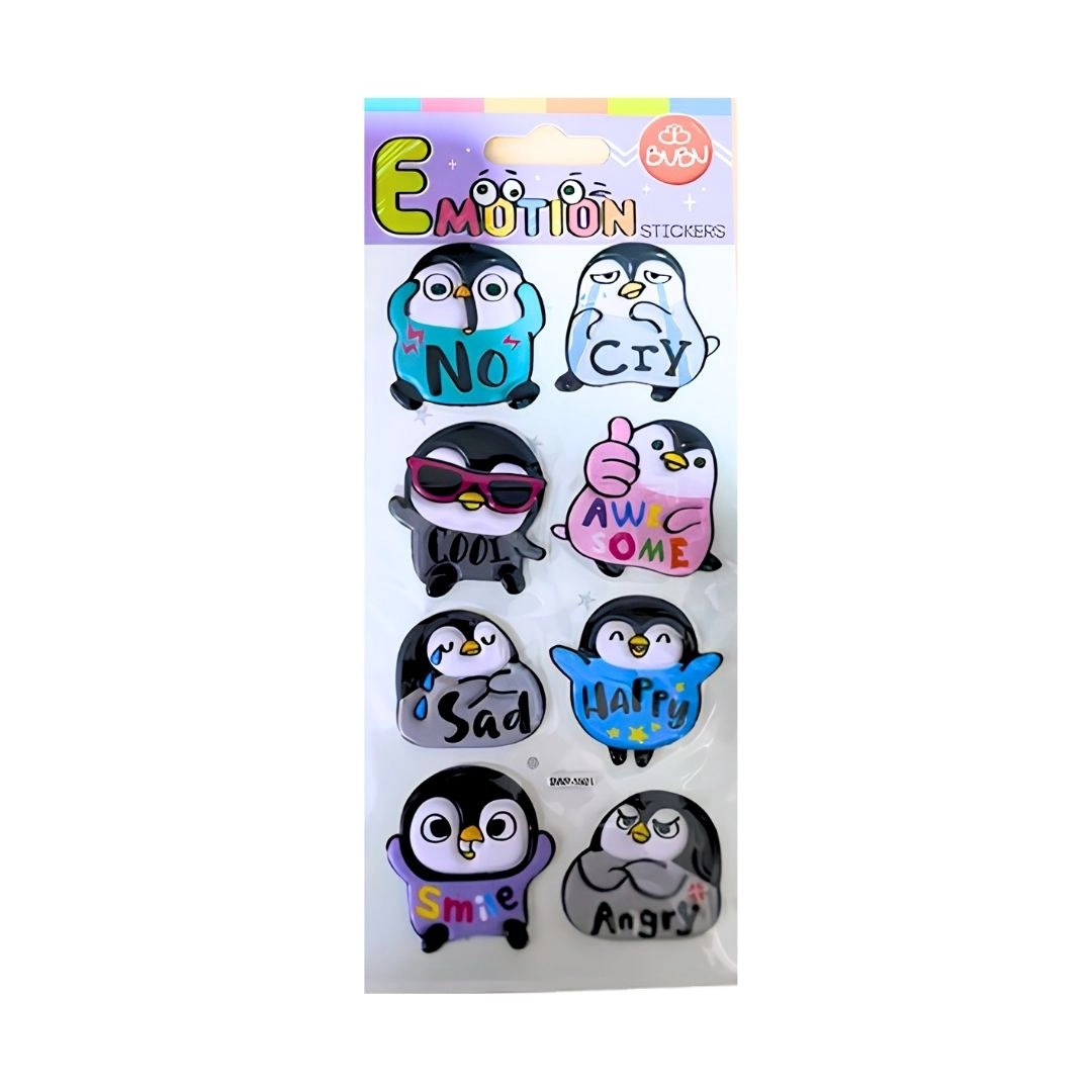 Bu-Bu Puffy Stickers Penguen