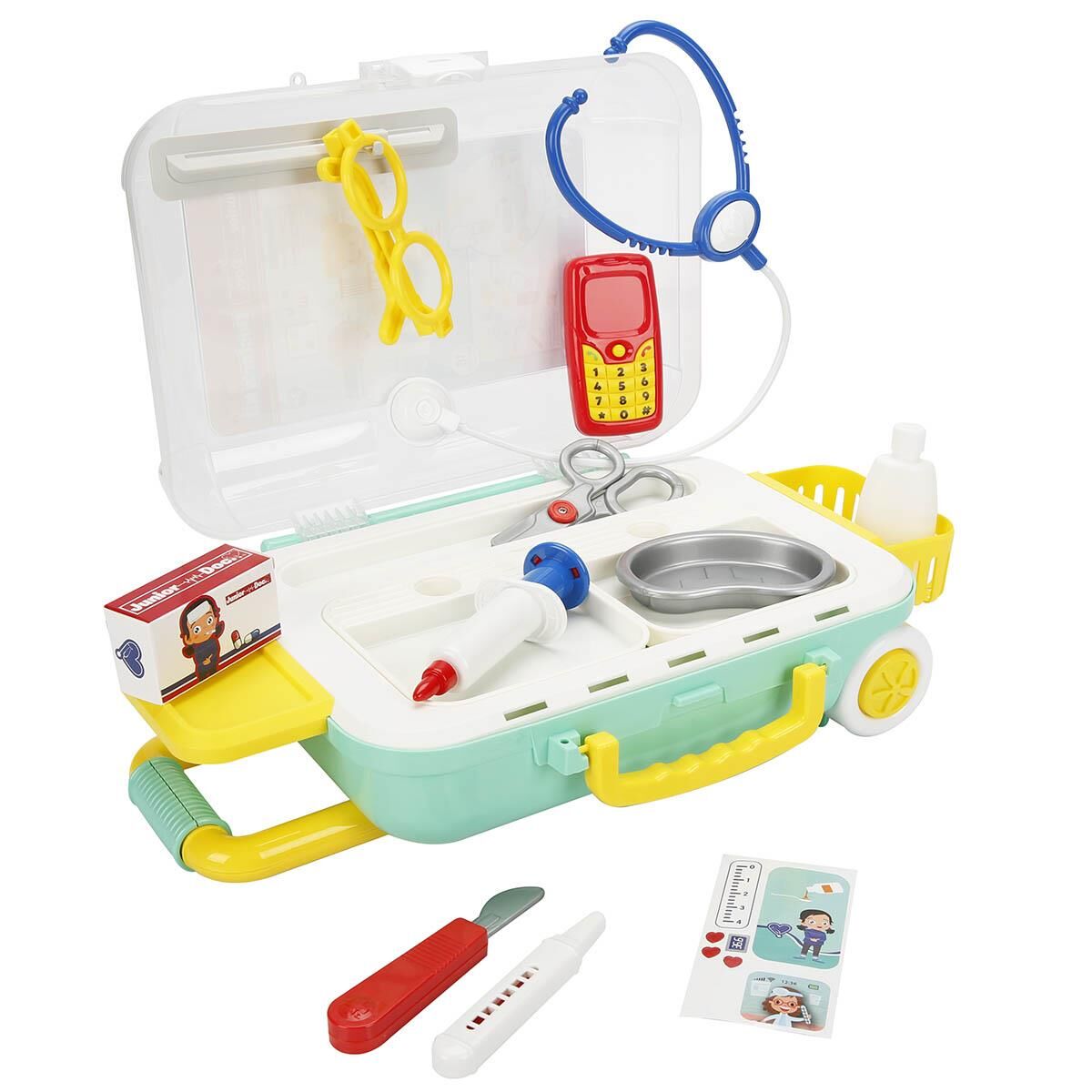 S00004676 DOKTOR SET ÇEKÇEKLİ BAVUL 18 PRÇ-SUN